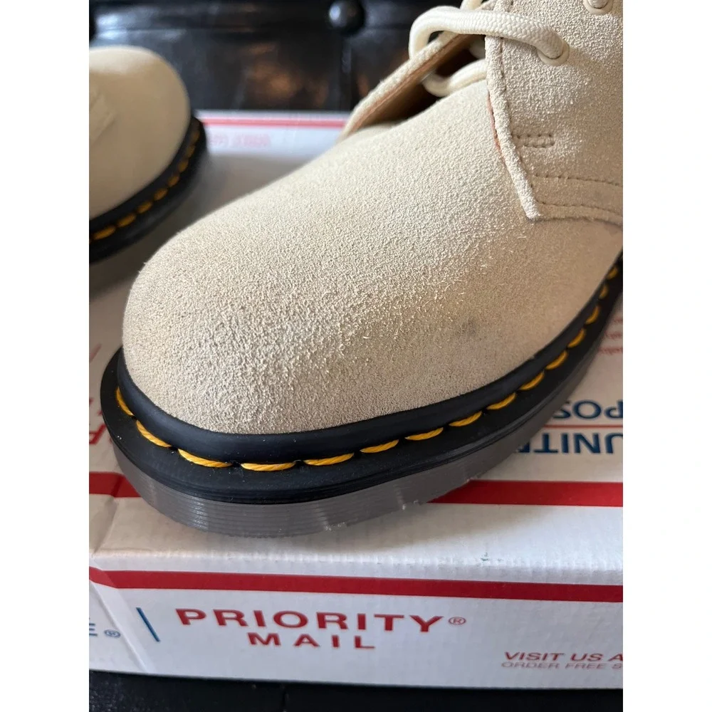 Dr. Martens 1461 Iced Suede‎ Oxford  Parchment Beige